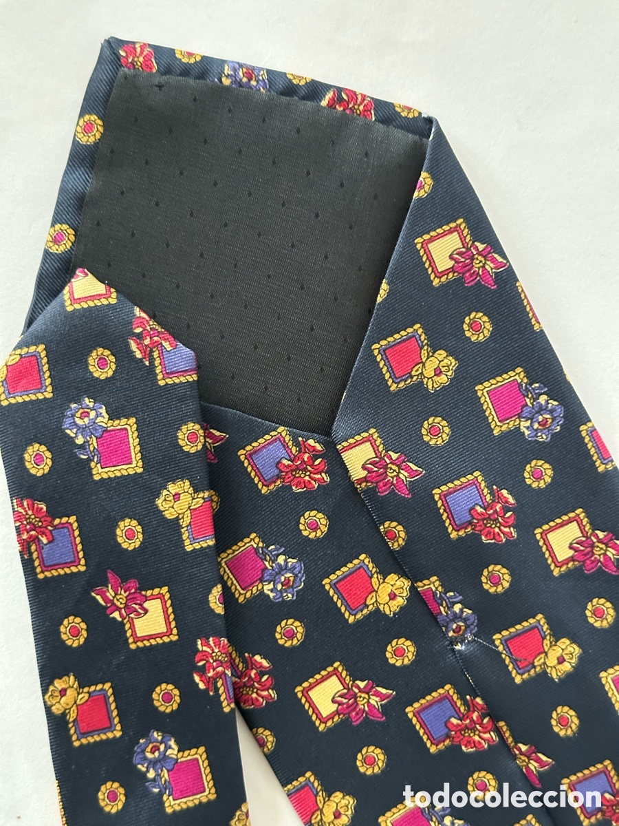 Vintage: Corbata Cacharel seda - Foto 3