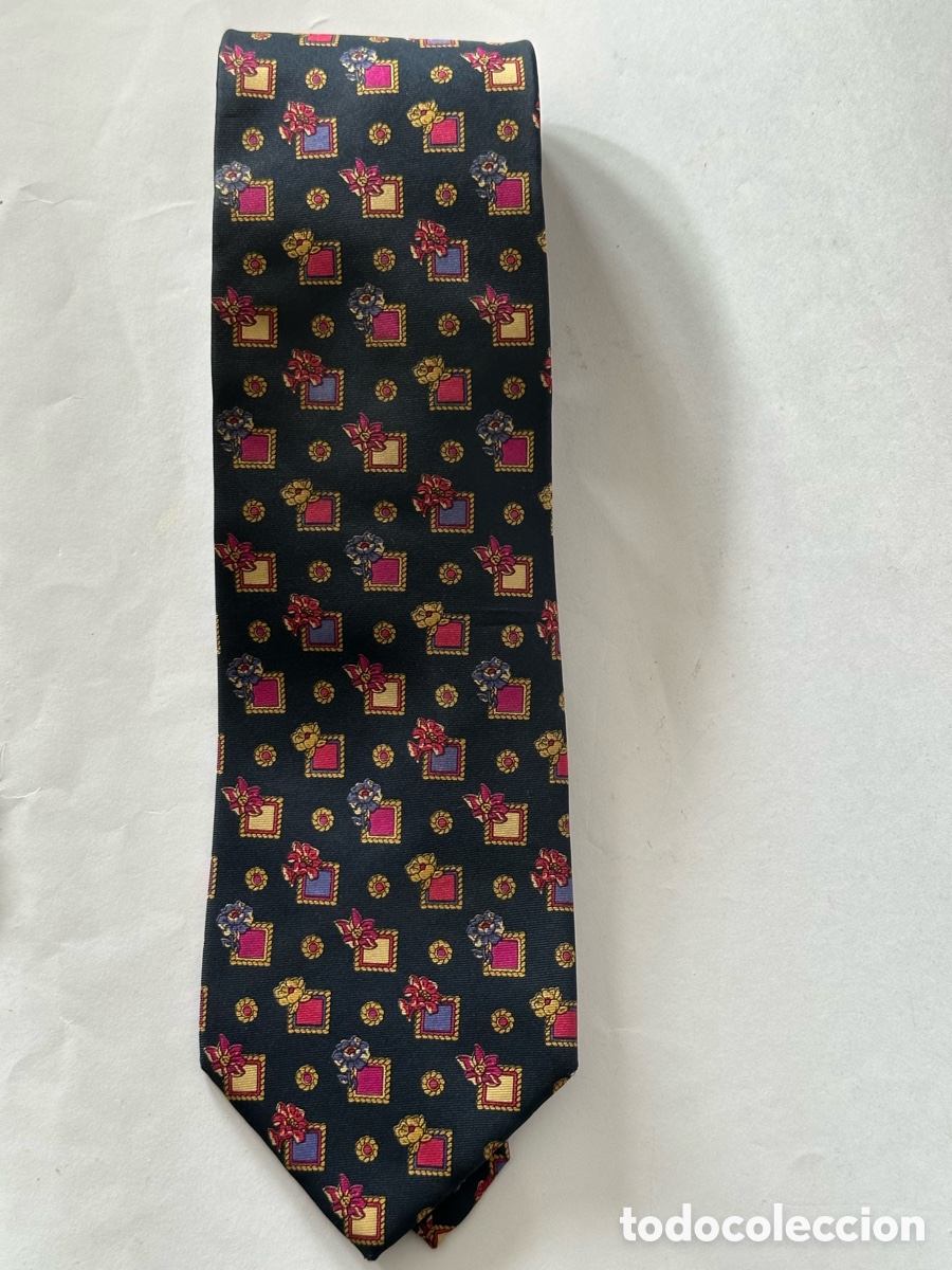 Vintage: Corbata Cacharel seda - Foto 4