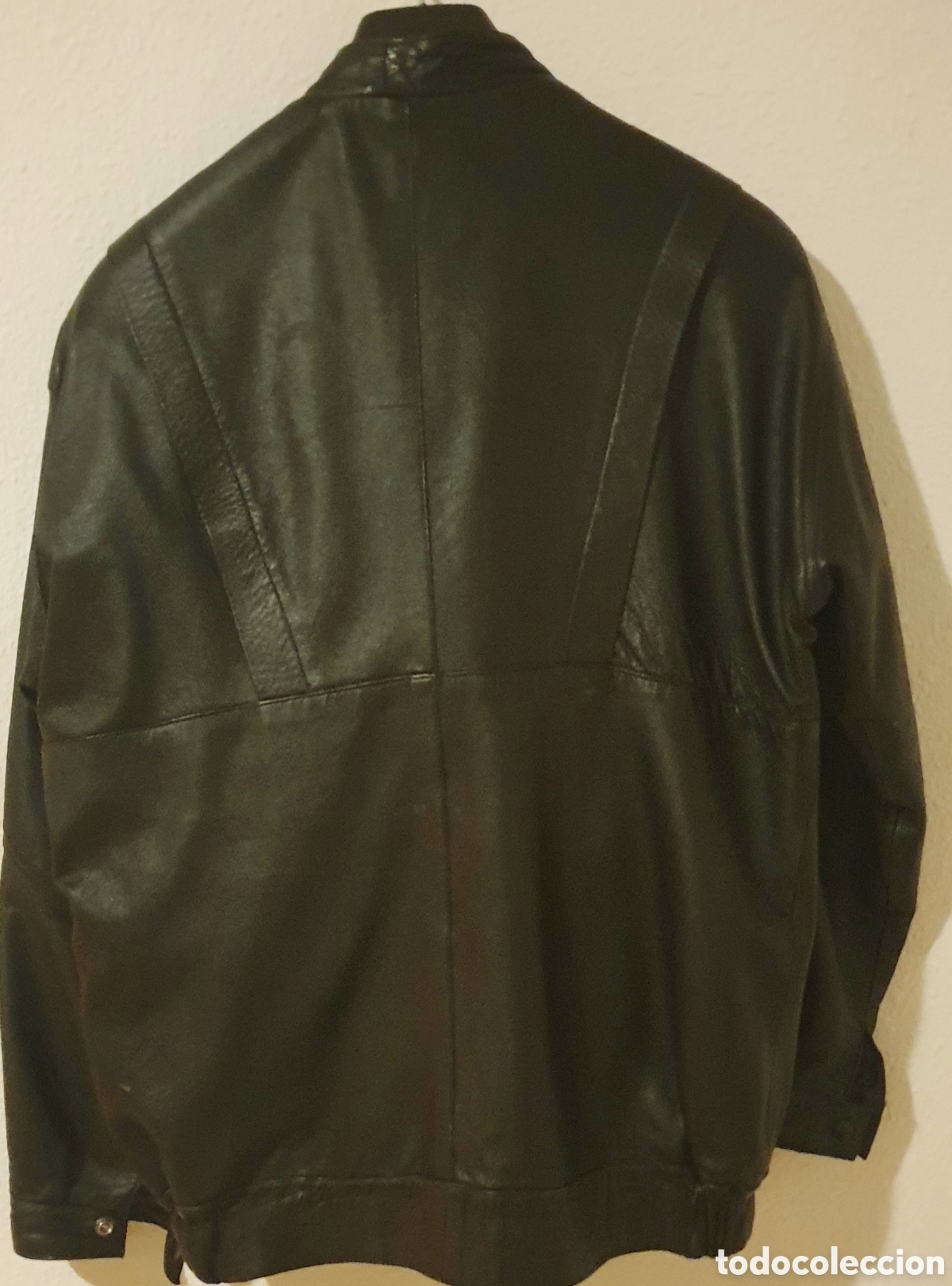 Vintage: Chaqueta cazadora de piel - Foto 2