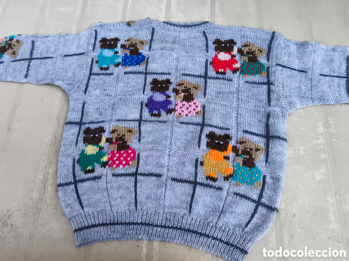Vintage: Jersey artesanal para ni&ntilde;a, impecable - Foto 1