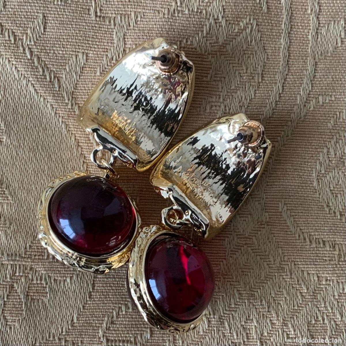 Vintage: PENDIENTES CHAPADOS ORO LABRADOS - Foto 14