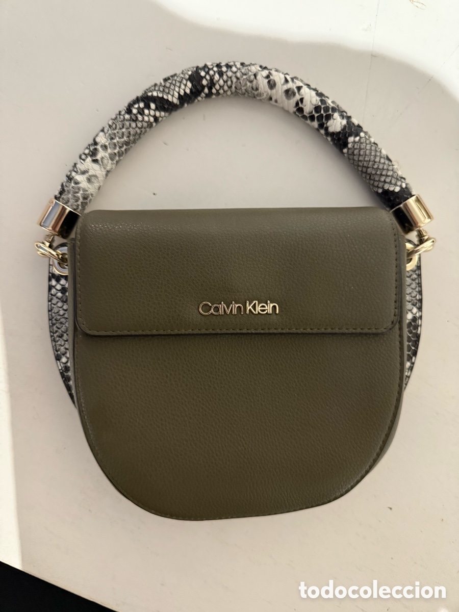 Vintage: Bolsso Calvin Klein Verde Oliva - Foto 1