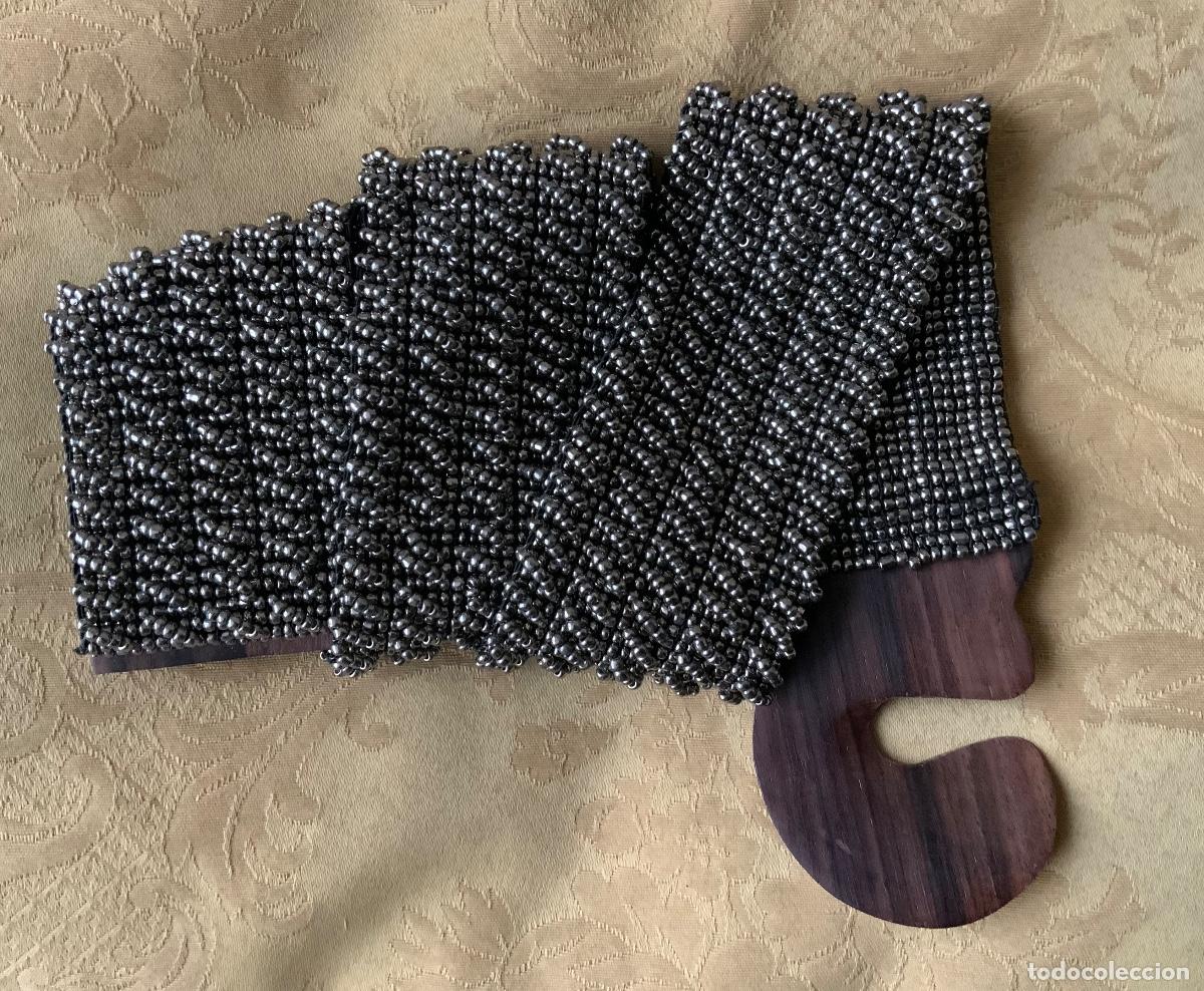 Vintage: CINTURON DE ABALORIOS MET&Aacute;LICOS Y MADERA - Foto 7