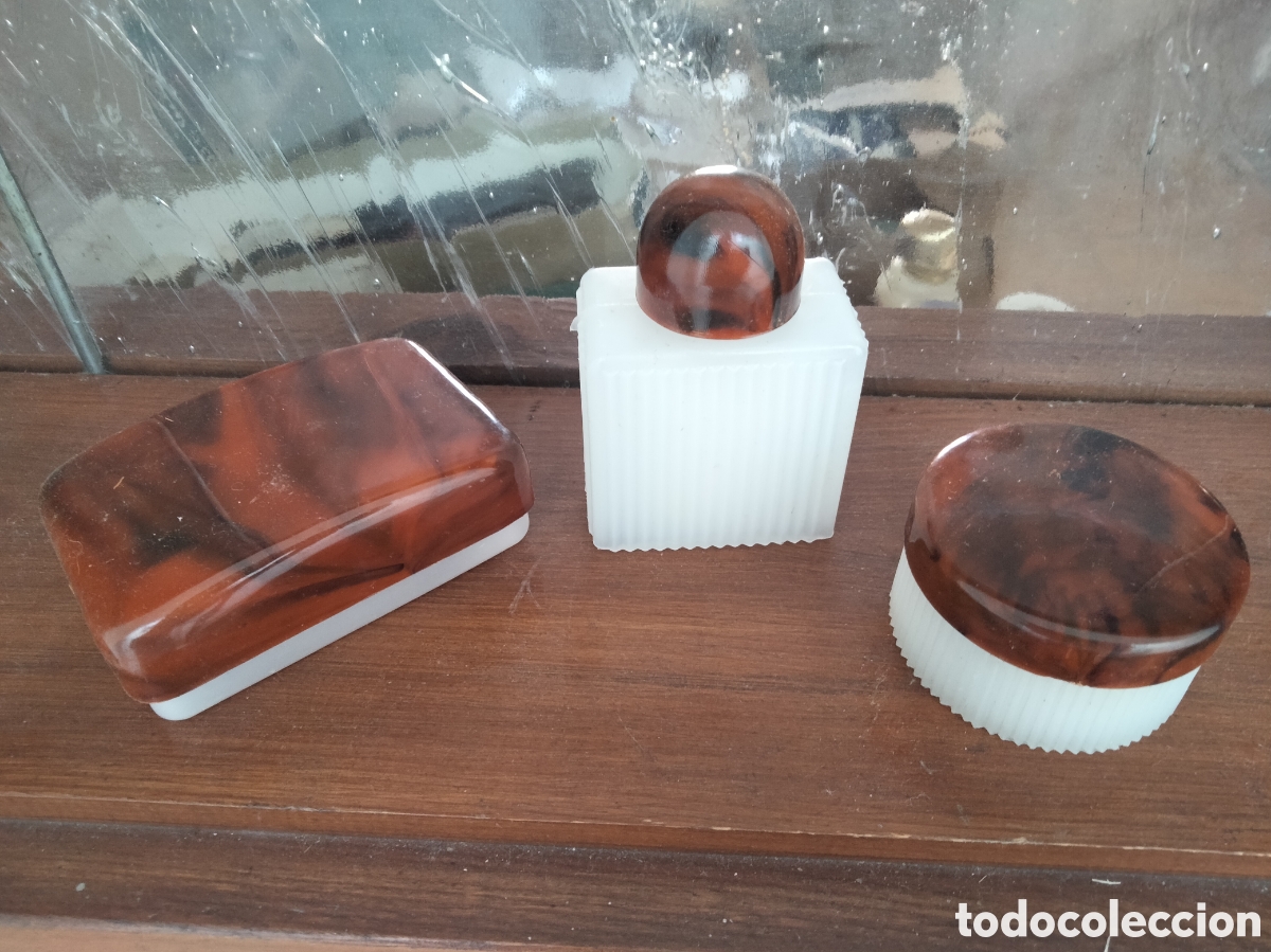 Vintage: Estuche neceser vintage completo - Foto 3