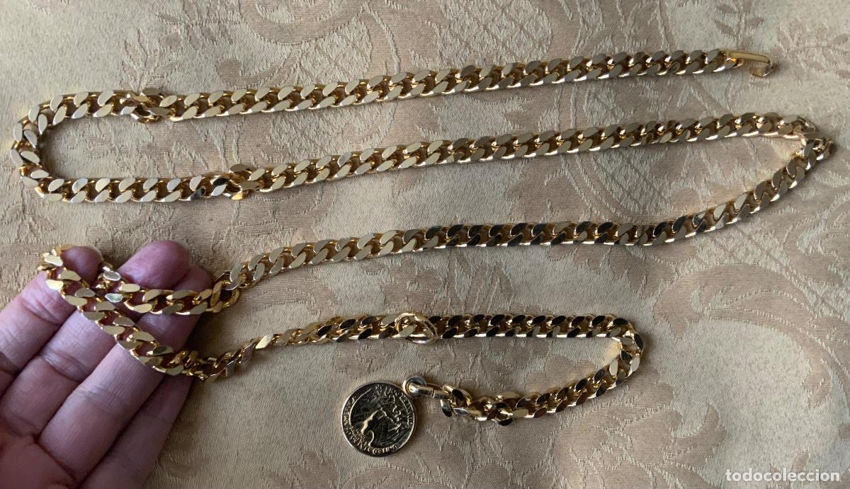Vintage: CINTURON CADENA CON MONEDA A&Ntilde;O 80 - Foto 6