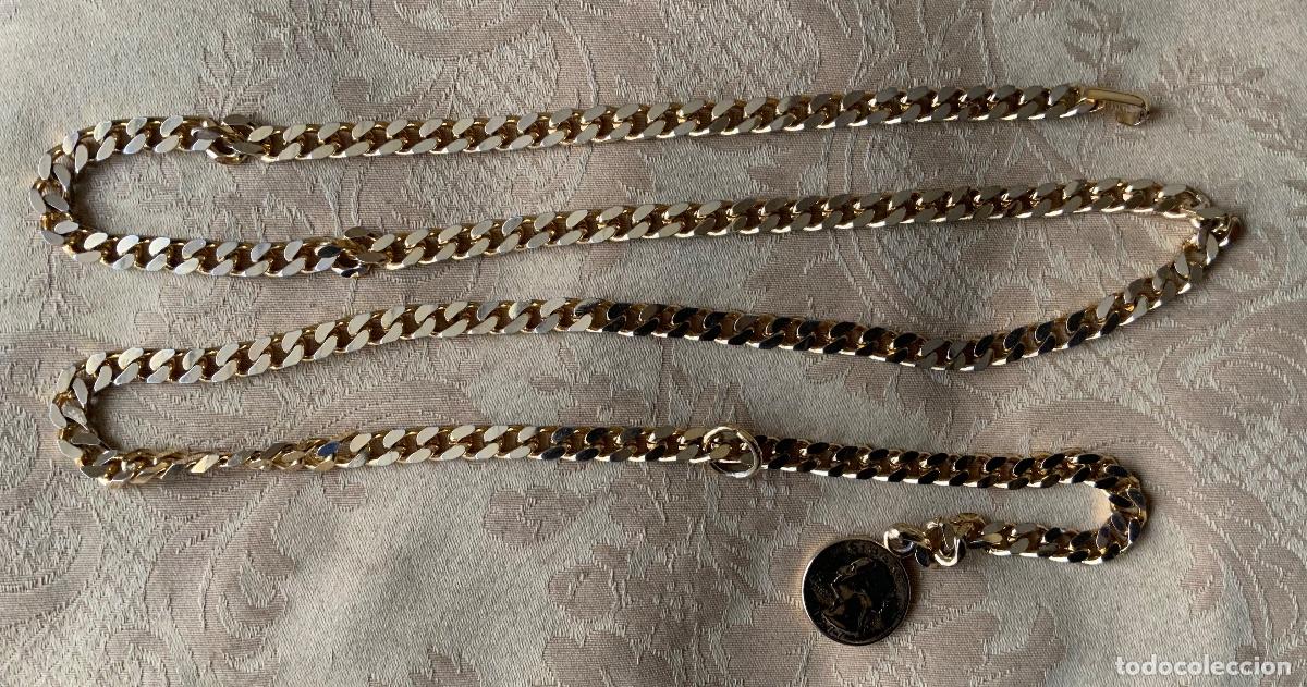 Vintage: CINTURON CADENA CON MONEDA A&Ntilde;O 80 - Foto 7