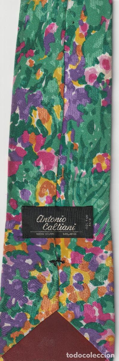 Vintage: 10621 -CORBATA SEDA VINTAGE DE ANTONIO CALTIANI - Foto 1
