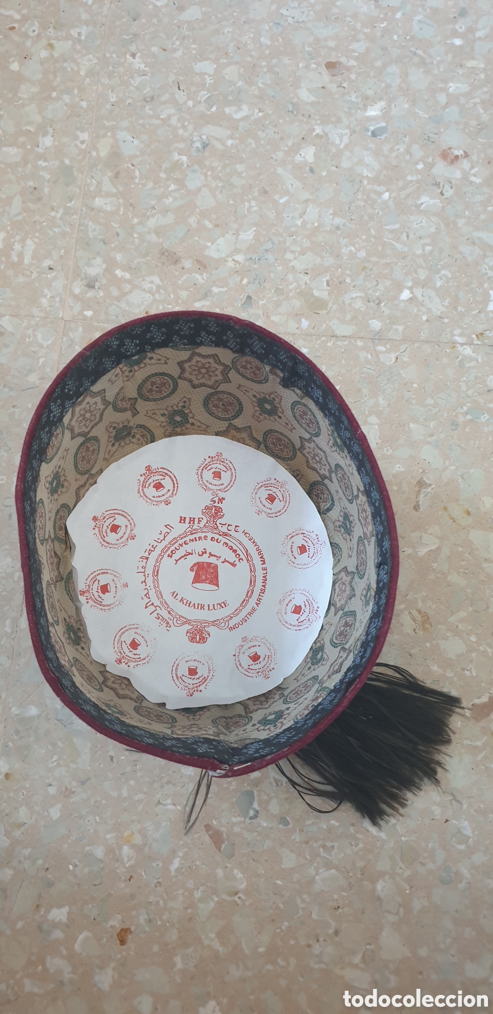Vintage: Gorro marroqu&iacute;. Souvenir de Marruecos. - Foto 2