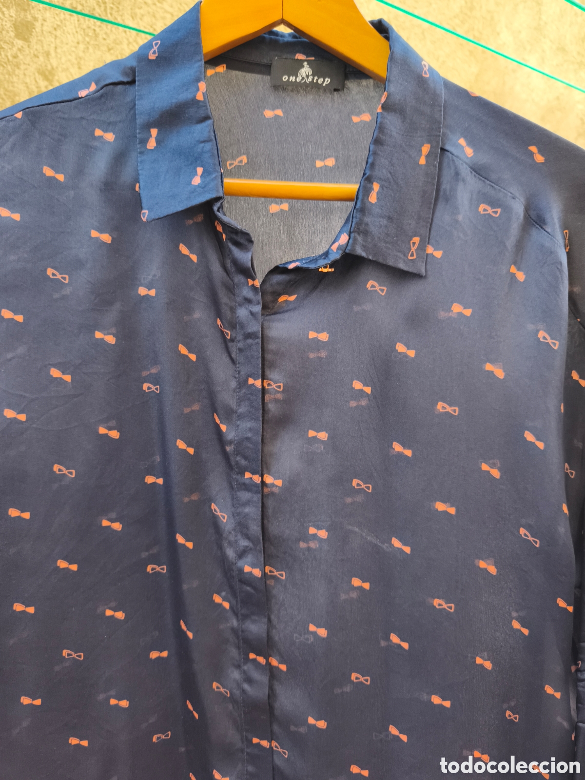 Vintage: Blusa 100% seda. One steep. - Foto 7