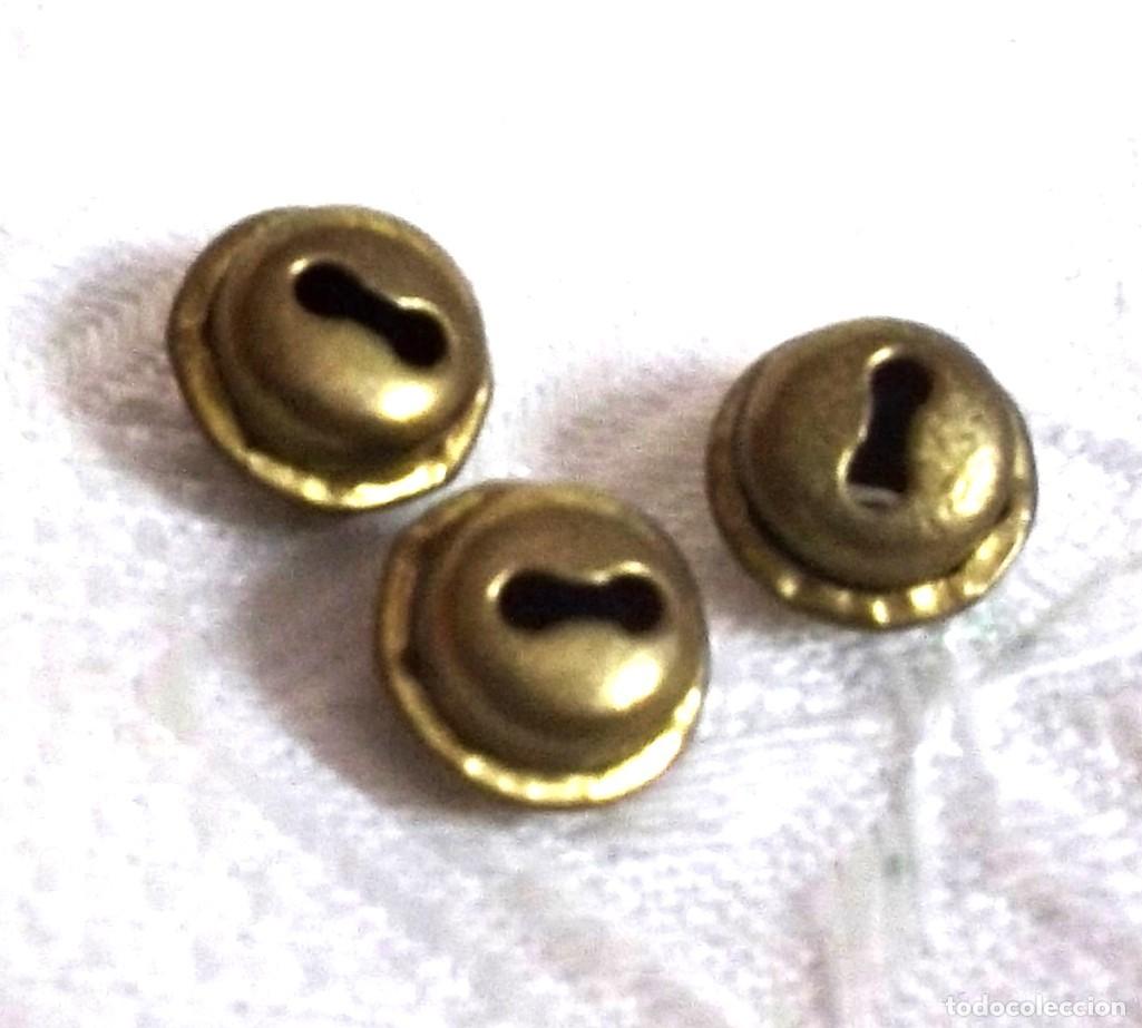 Vintage: JUEGO DE TRES CASCABELES - Foto 1