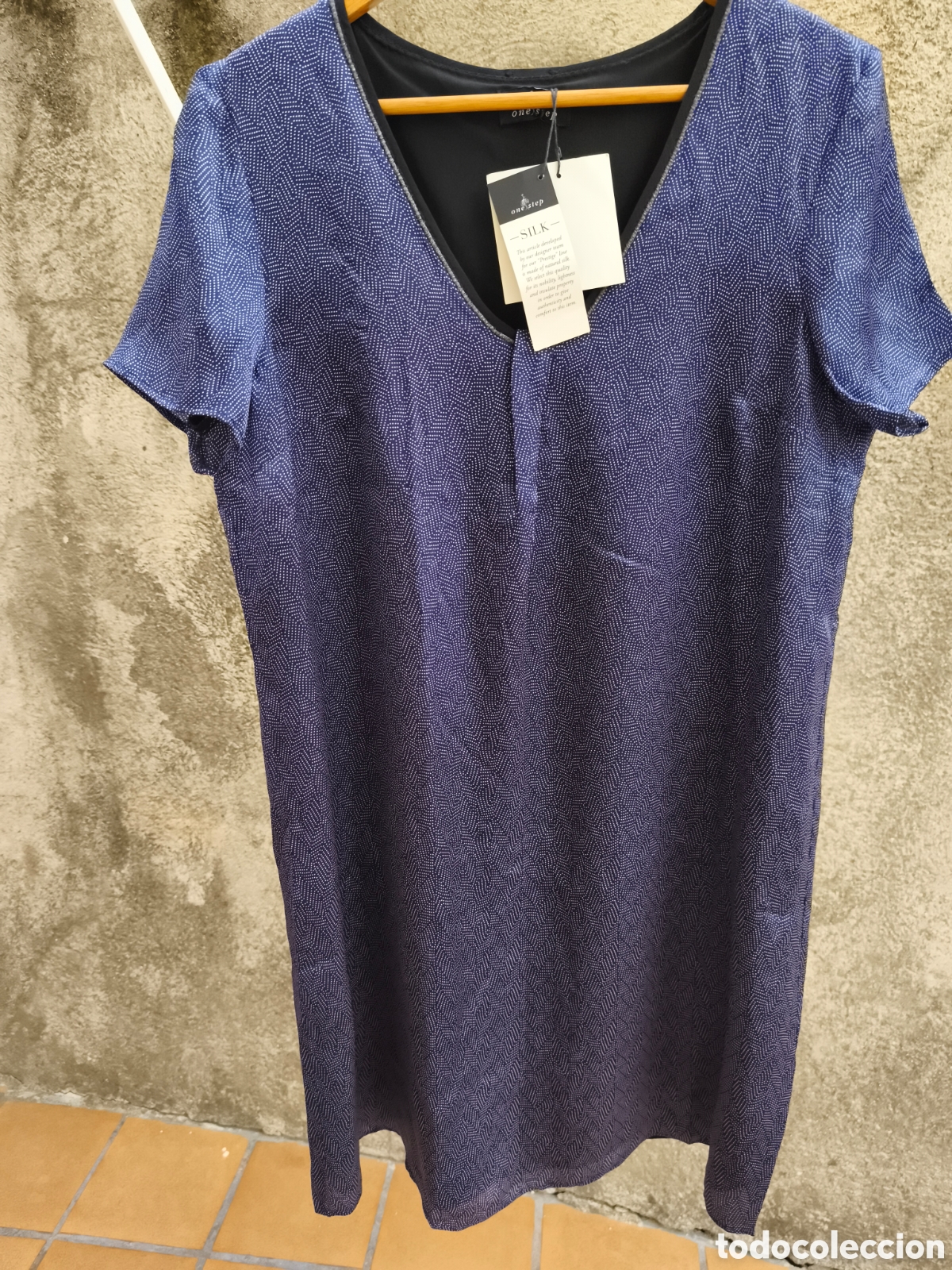 Vintage: Vestido One step, 100% seda, sin estrenar - Foto 2