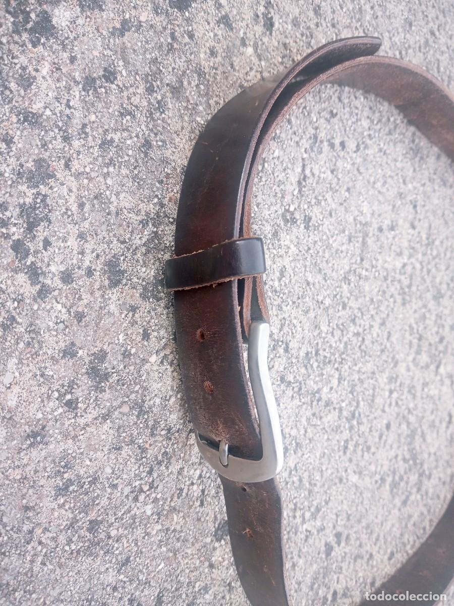 Vintage: BONITO CINTURON DE CUERO ANTIGUO. ) - Foto 4