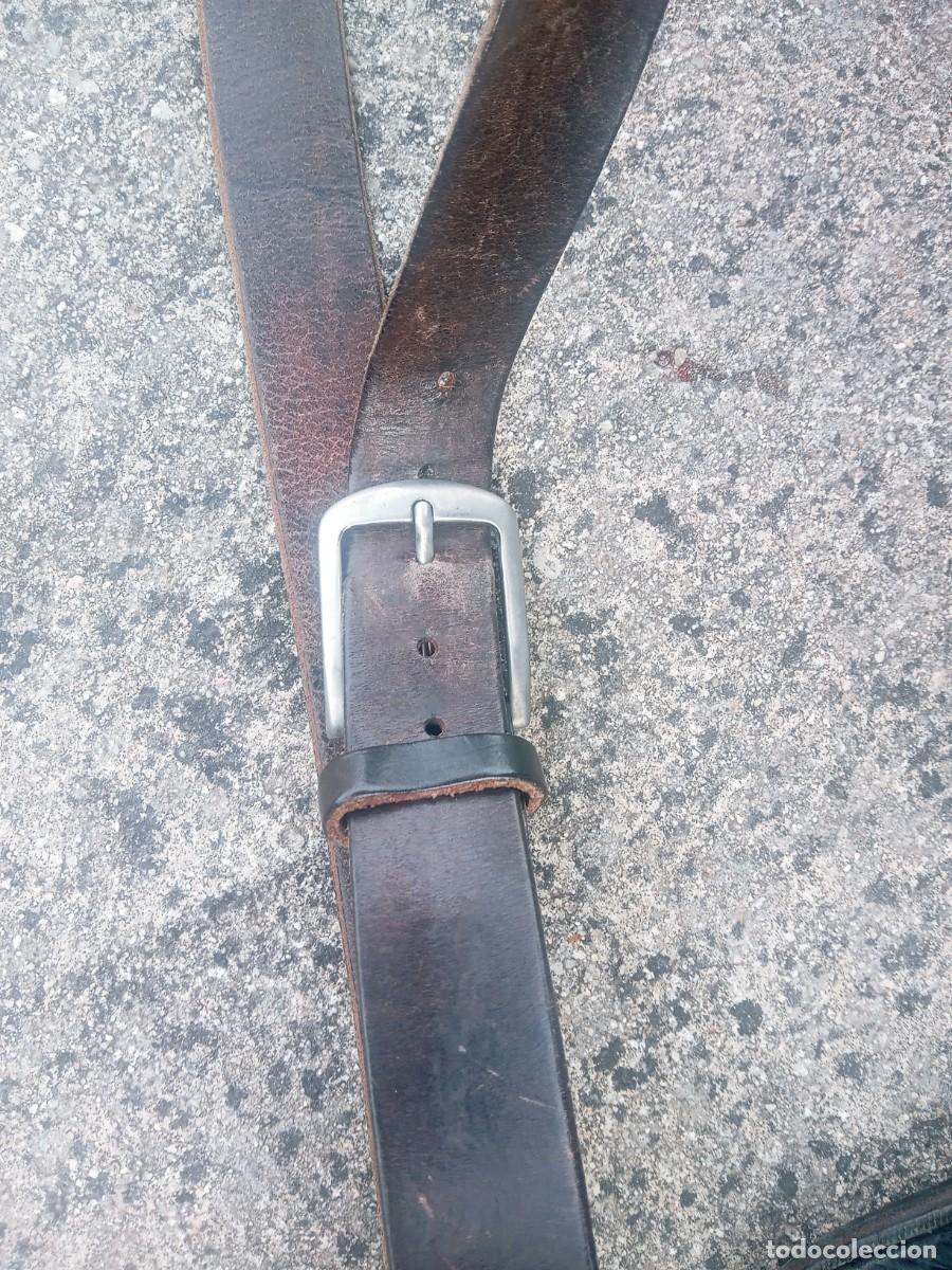 Vintage: BONITO CINTURON DE CUERO ANTIGUO. ) - Foto 6