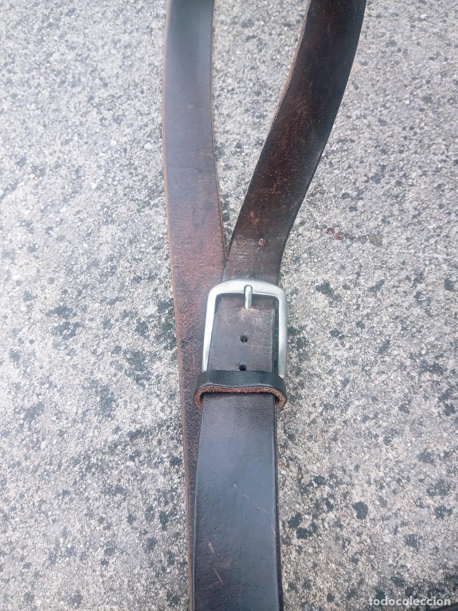 Vintage: BONITO CINTURON DE CUERO ANTIGUO. ) - Foto 7