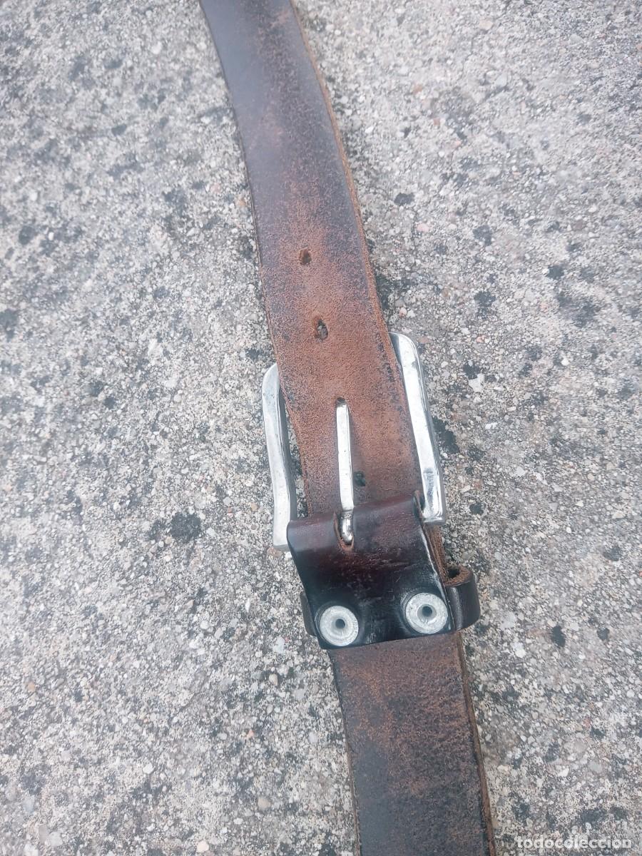 Vintage: BONITO CINTURON DE CUERO ANTIGUO. ) - Foto 8