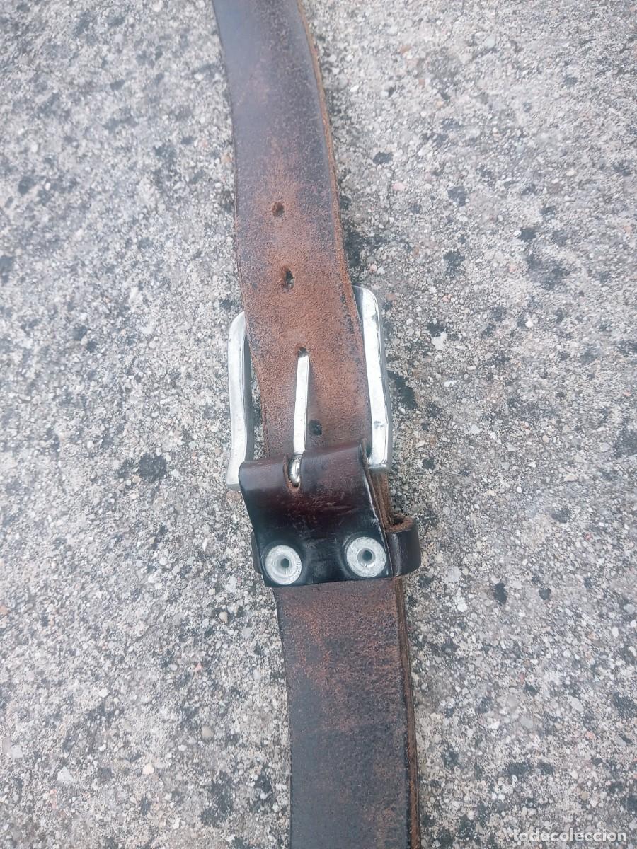 Vintage: BONITO CINTURON DE CUERO ANTIGUO. ) - Foto 10