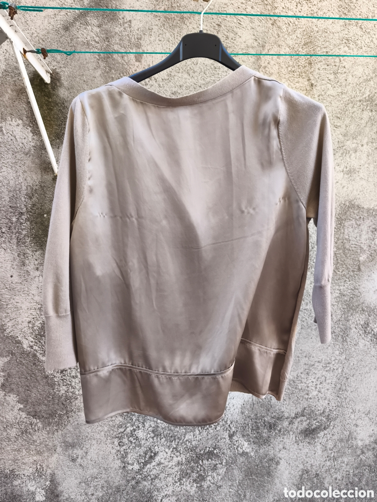 Vintage: Chaqueta de seda y algod&oacute;n. Adolfo Dom&iacute;nguez. - Foto 10