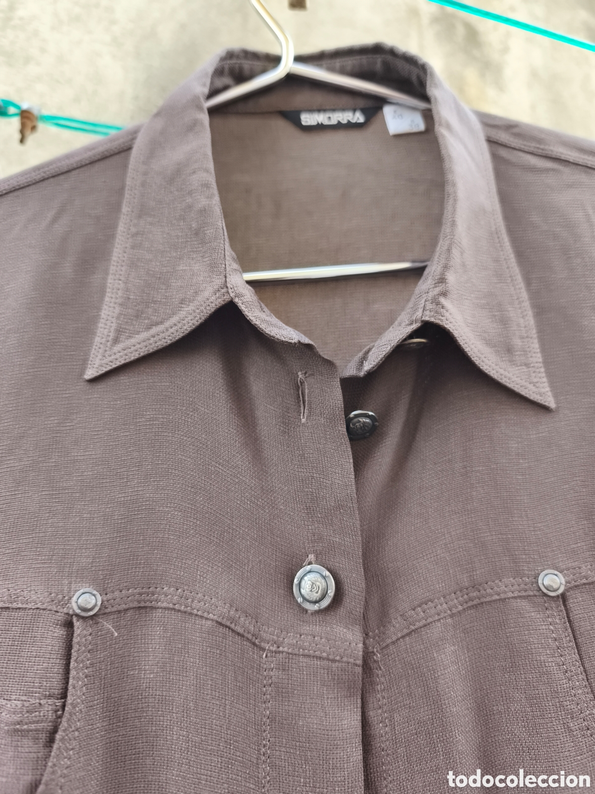Vintage: Blusa Simorra, color chocolate - Foto 12