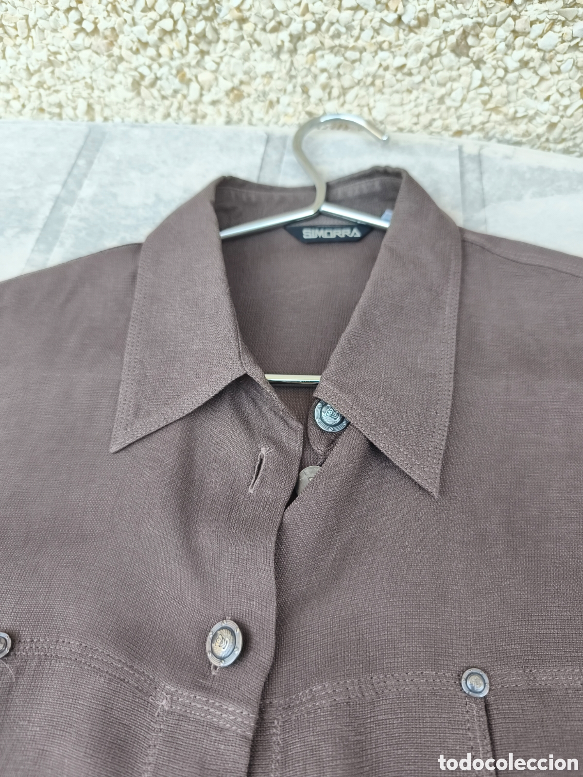 Vintage: Blusa Simorra, color chocolate - Foto 14