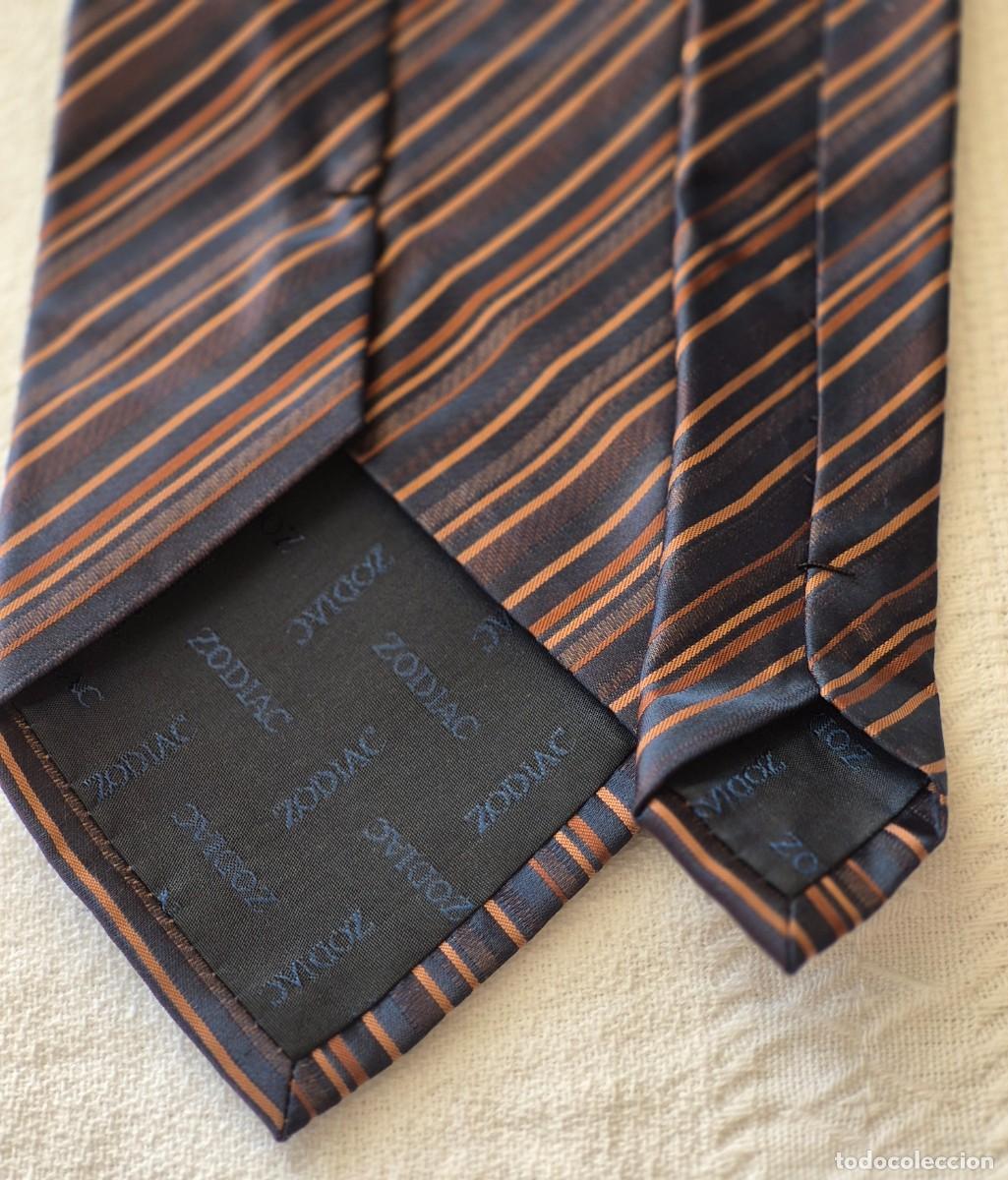 Vintage: Corbata ZODIAC - FLORENCE &ndash; 100 % seda - Foto 2