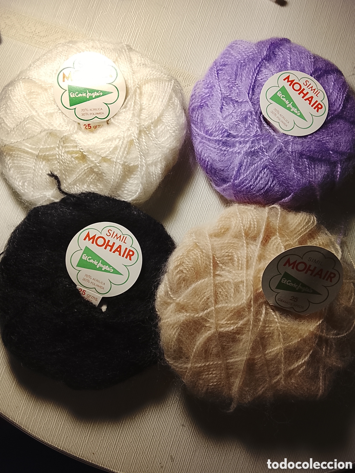 Vintage: 21 madejas de mohair,para tejer. - Foto 1