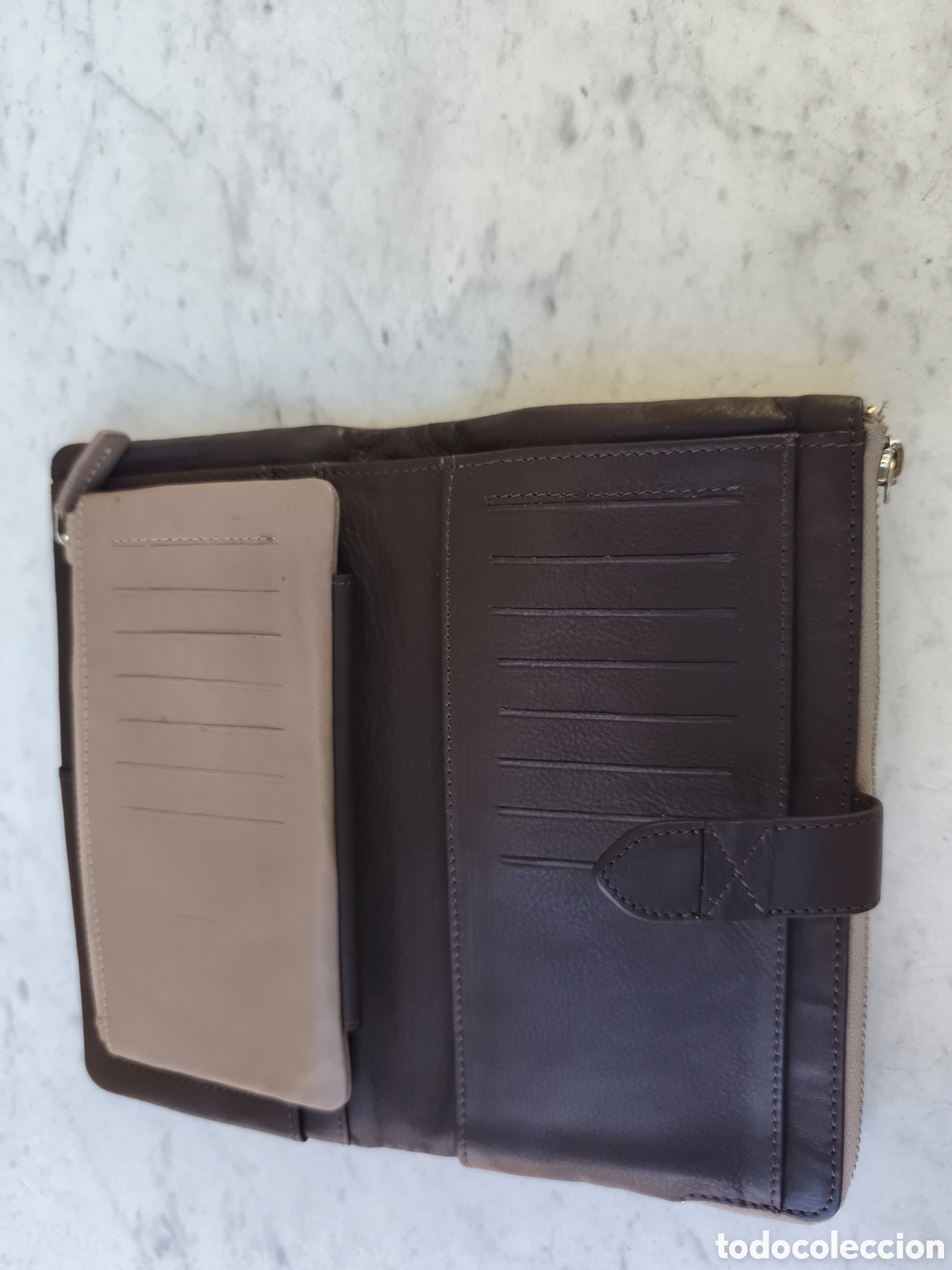 Vintage: Billetero / cartera de piel, sin estrenar - Foto 3