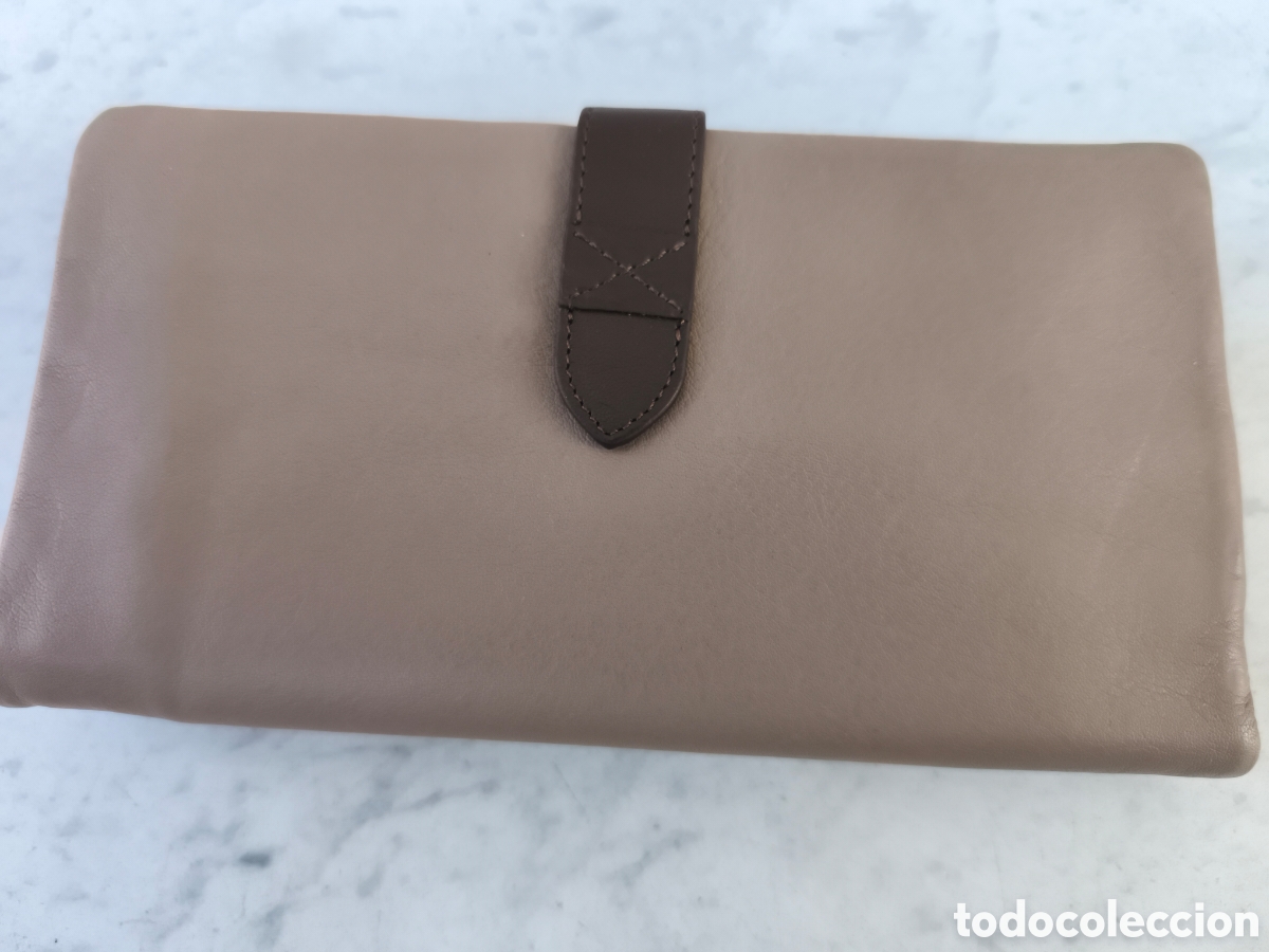 Vintage: Billetero / cartera de piel, sin estrenar - Foto 1