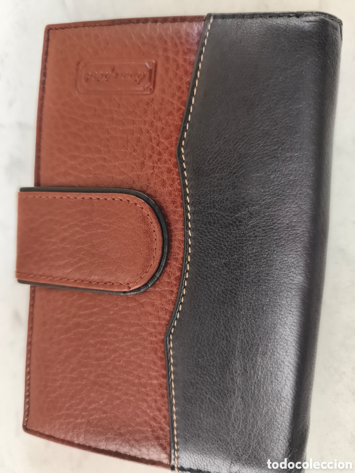 Vintage: Billetero / cartera de piel, sin estrenar - Foto 2