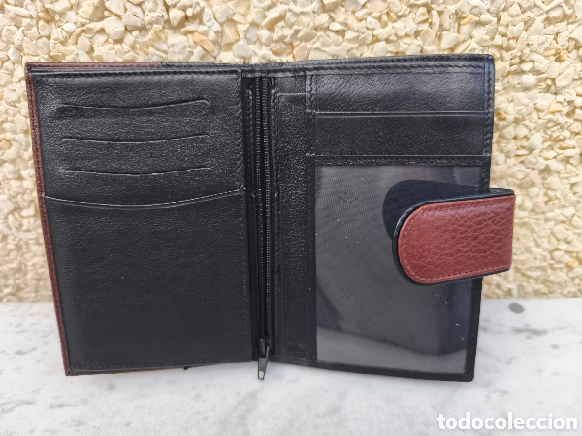 Vintage: Billetero / cartera de piel, sin estrenar - Foto 3