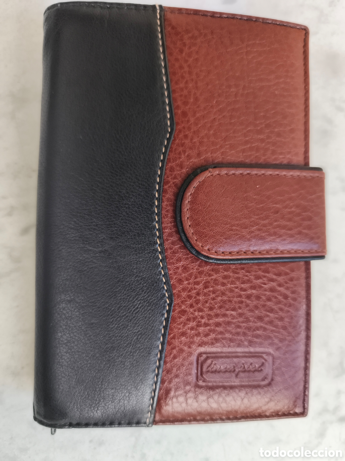 Vintage: Billetero / cartera de piel, sin estrenar - Foto 6