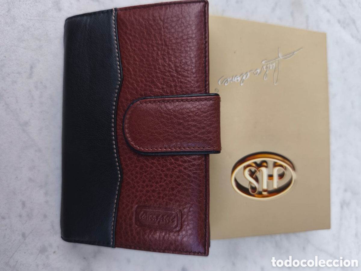 Vintage: Billetero / cartera de piel, sin estrenar - Foto 1