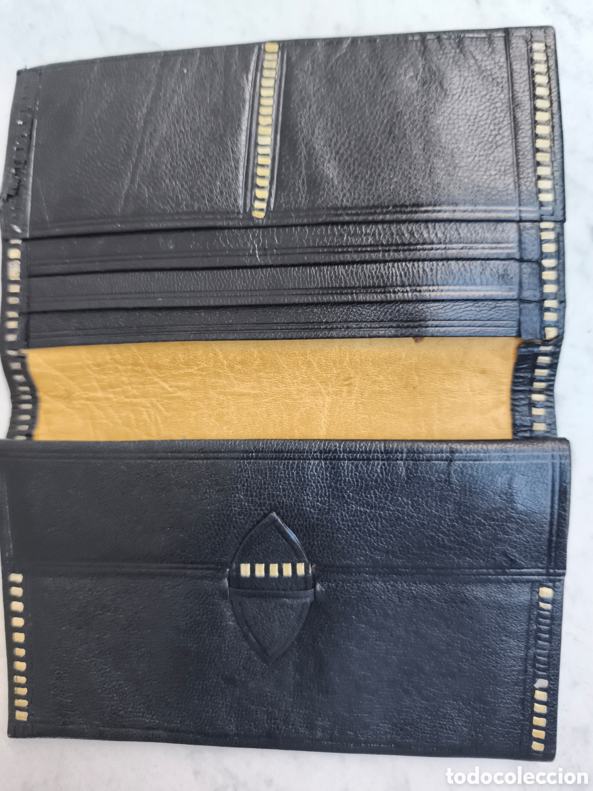 Vintage: Cartera de piel, vintage - Foto 2