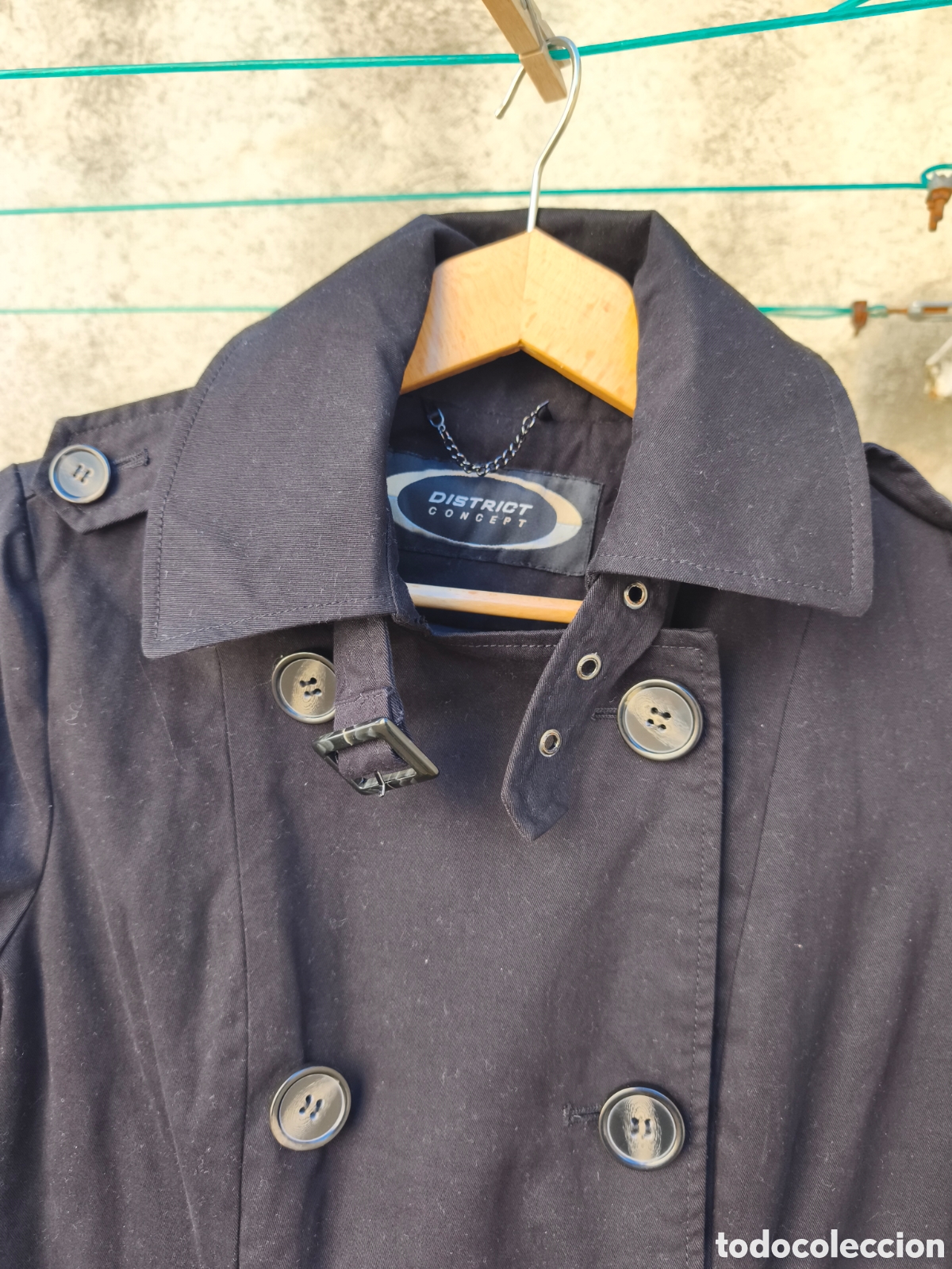 Vintage: Gabardina District Concept, impecable - Foto 15