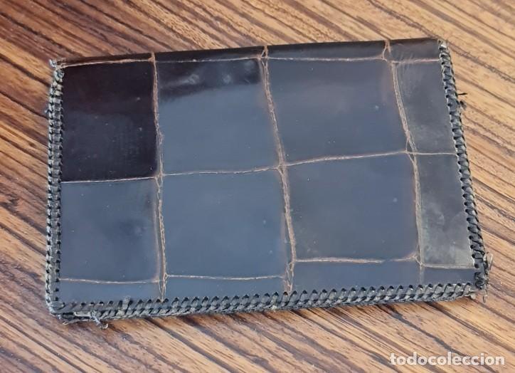 Vintage: Cartera Hombre Piel de Cocodrilo - Foto 2