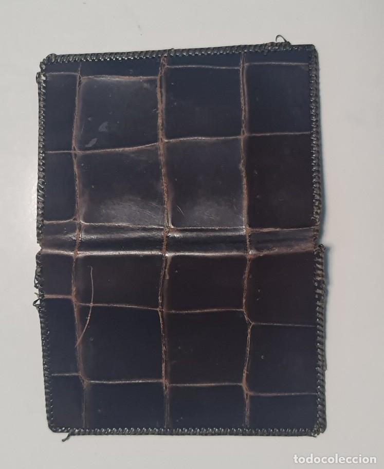 Vintage: Cartera Hombre Piel de Cocodrilo - Foto 5