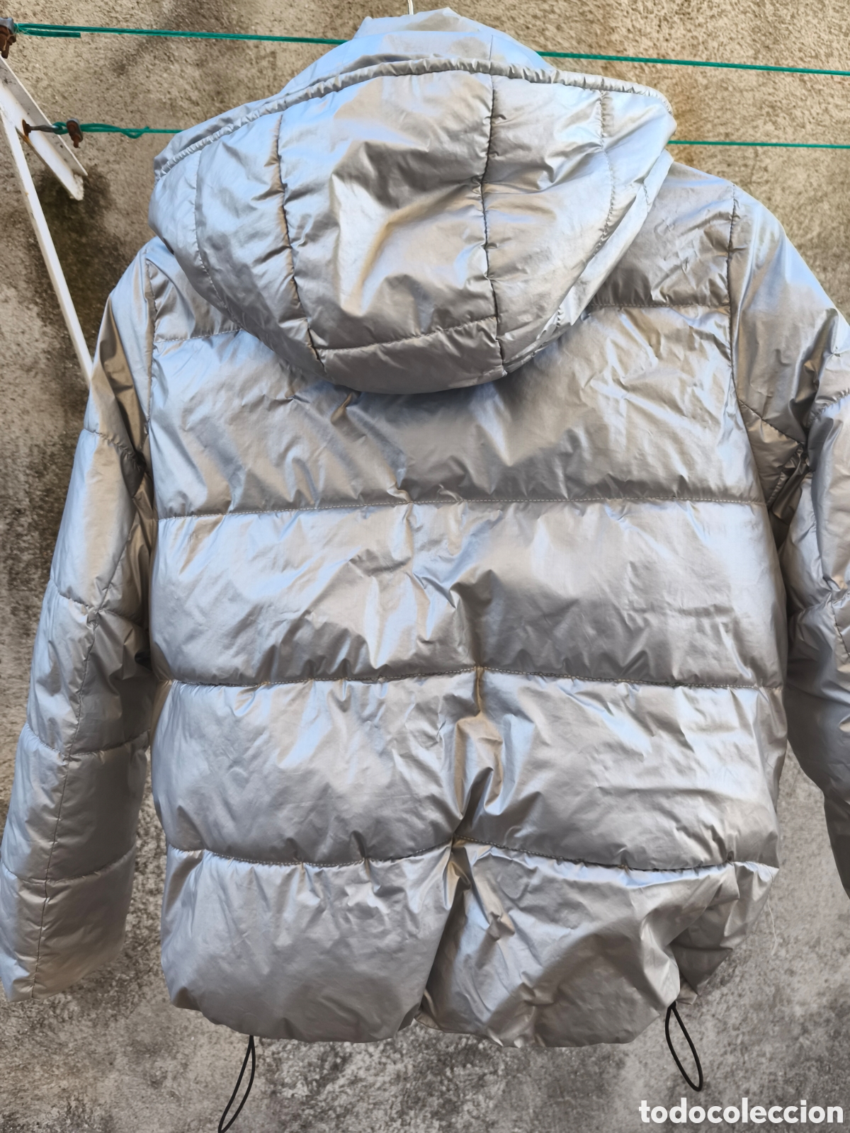 Vintage: Anorac Easy Wear. Plateado. - Foto 7