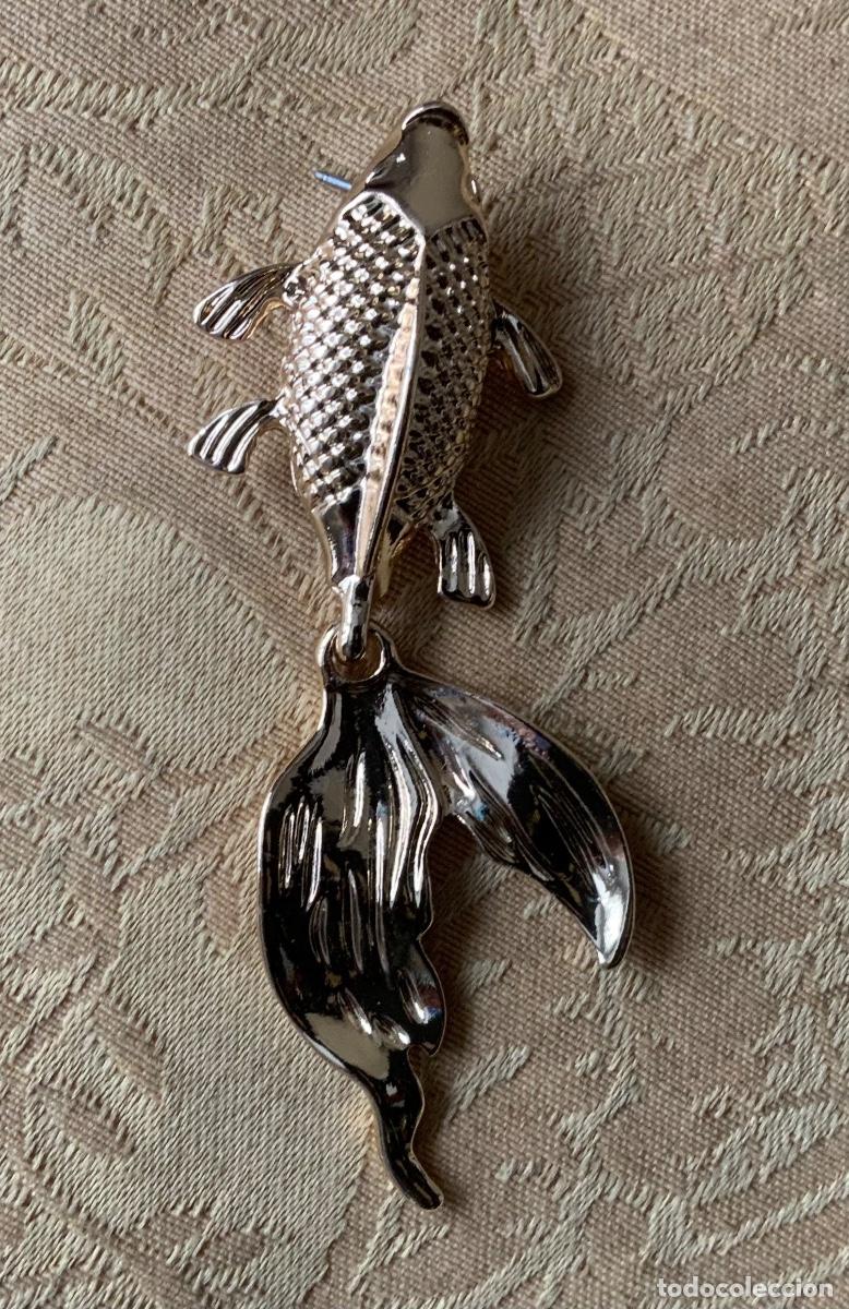 Vintage: PENDIENTES ALTA BISUTERIA CON FORMA DE PEZ - Foto 10