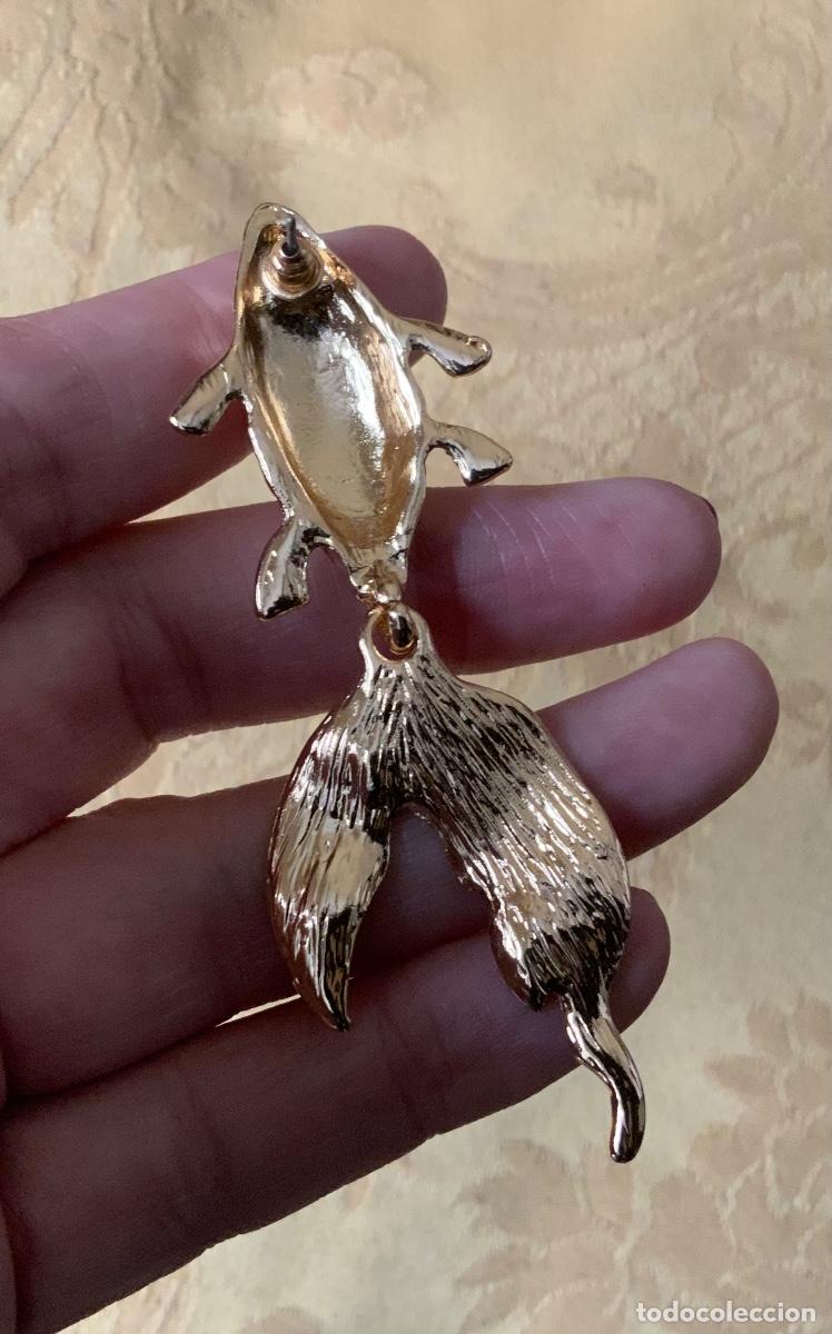 Vintage: PENDIENTES ALTA BISUTERIA CON FORMA DE PEZ - Foto 11