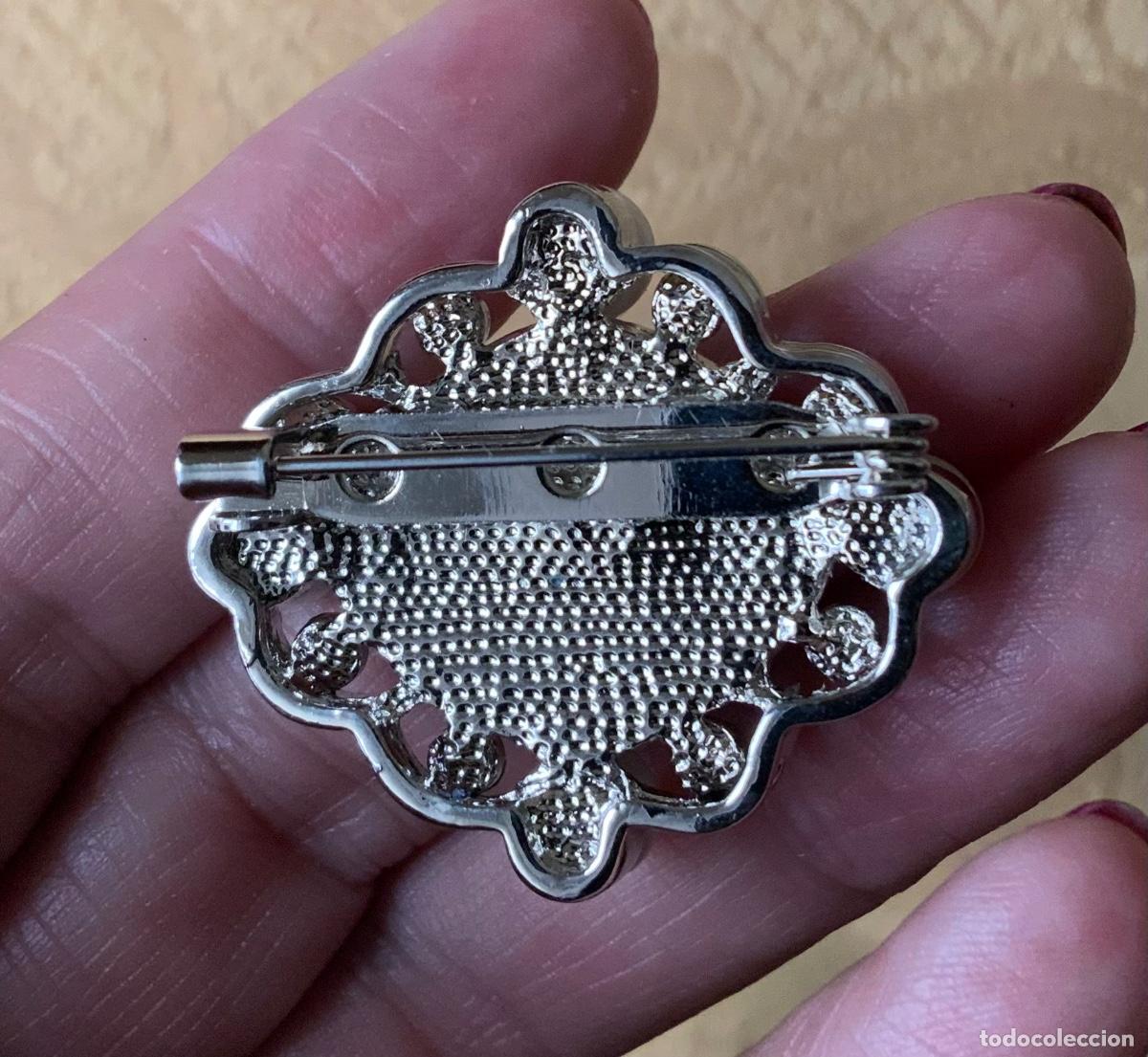 Vintage: BROCHE VINTAGE CRISTAL Y PERLAS - Foto 6