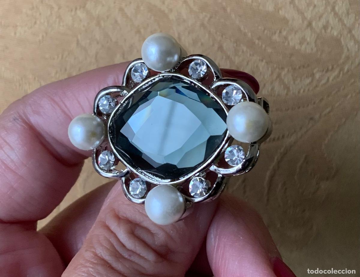 Vintage: BROCHE VINTAGE CRISTAL Y PERLAS - Foto 8