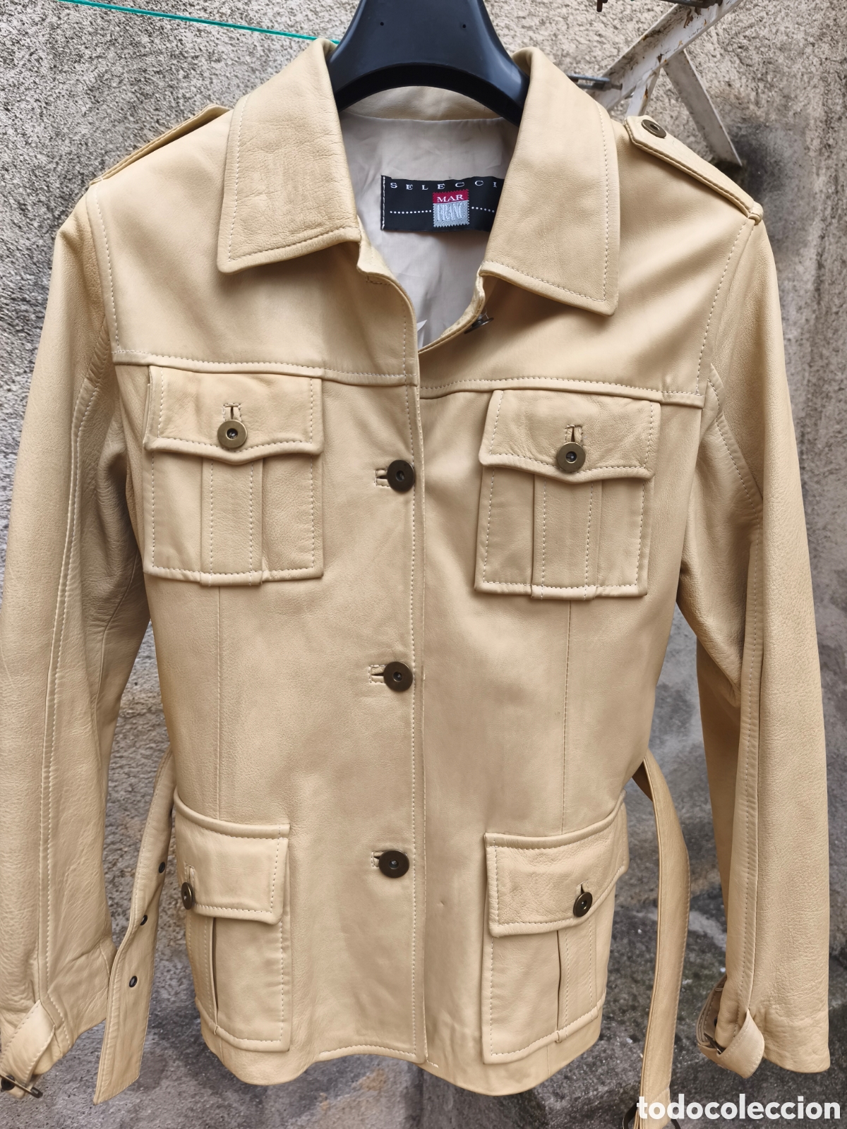 Vintage: Excelente chaqueta de piel. - Foto 5