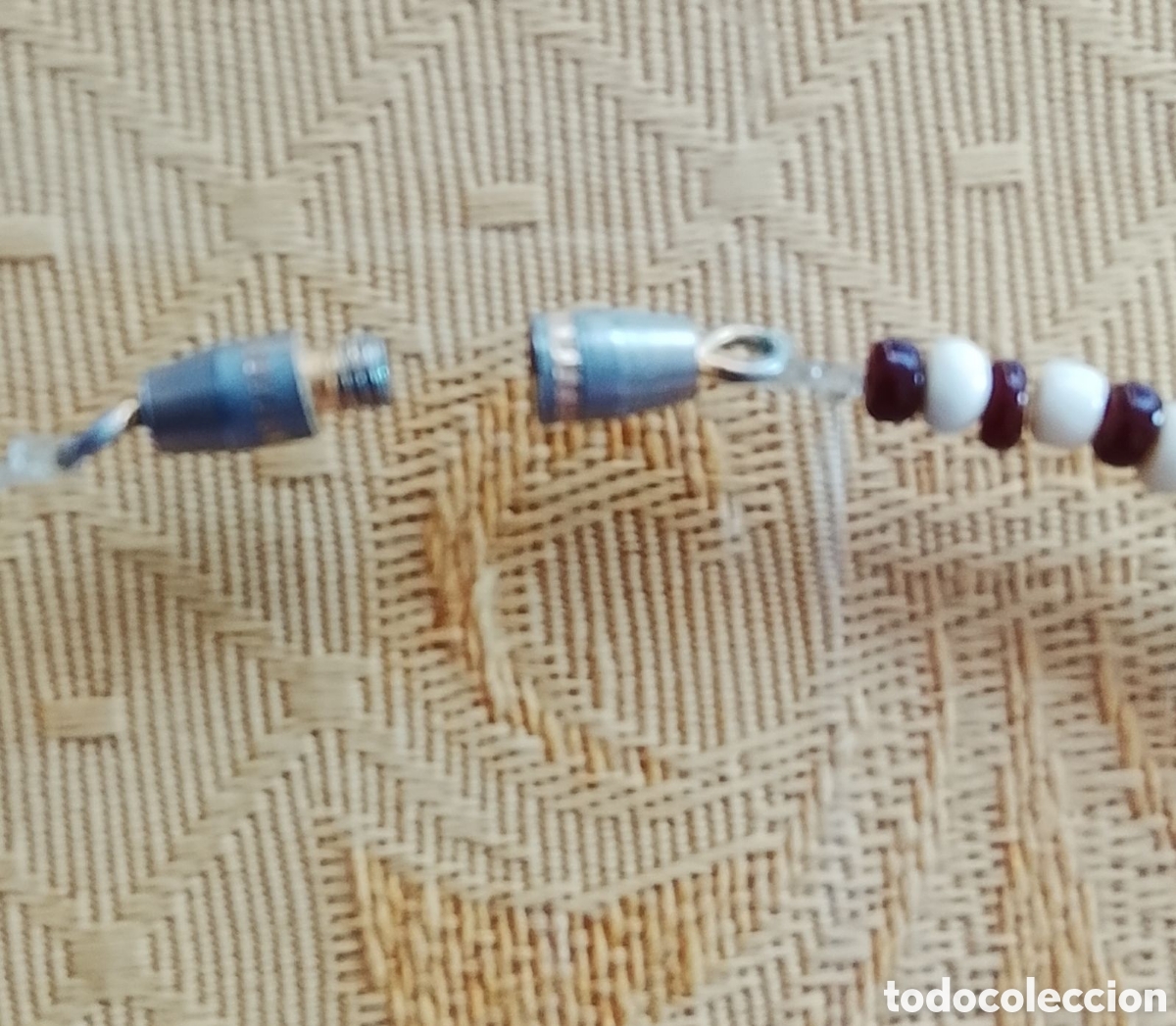 Vintage: Conjunto pendientes y collar madera - Foto 5