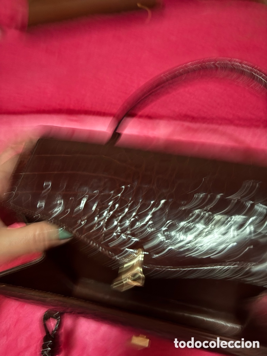 Vintage: Bolso de mano en piel - Foto 5
