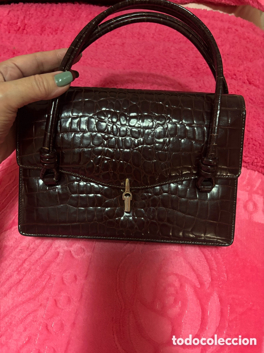 Vintage: Bolso de mano en piel - Foto 1