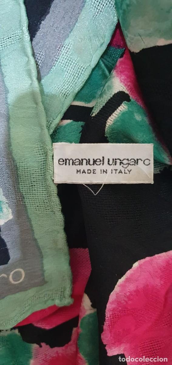 Vintage: Emanuele Ungaro fulard seda - Foto 3