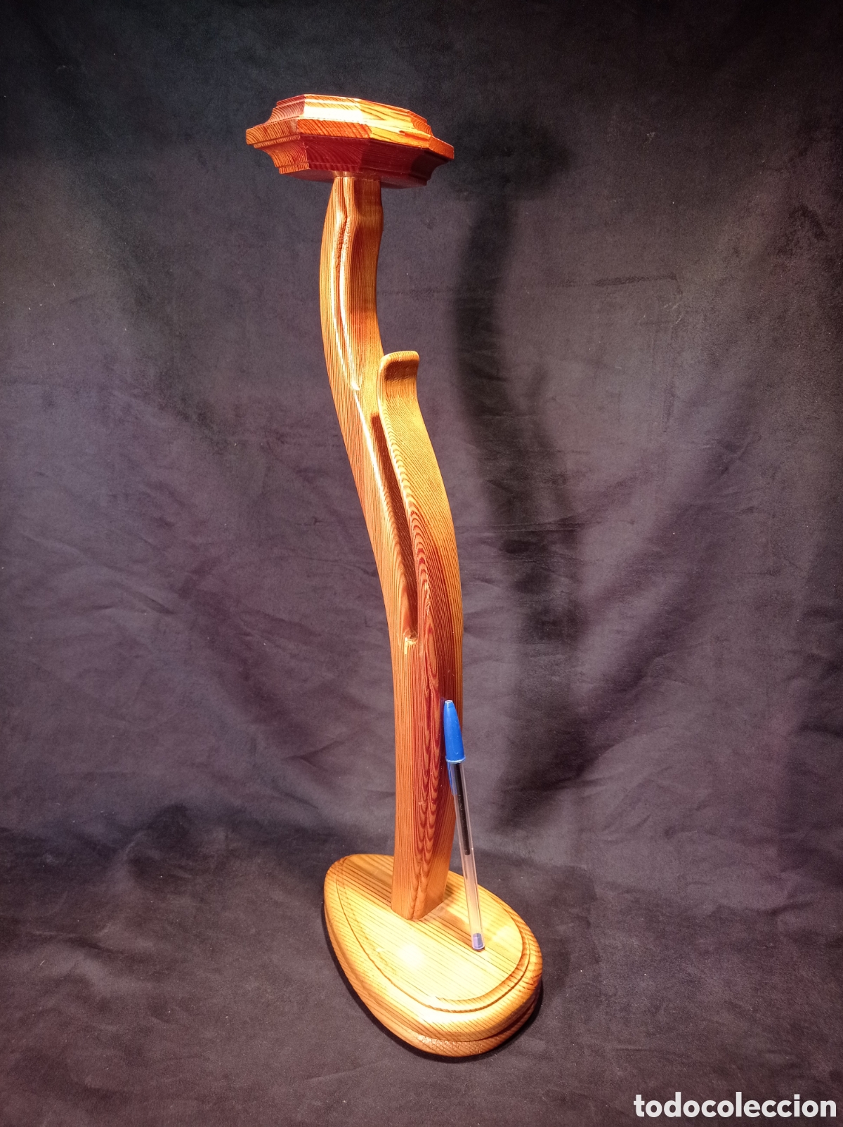 Vintage: ORIGINAL SOPORTE PARA SOMBRERO EN MADERA - Foto 2