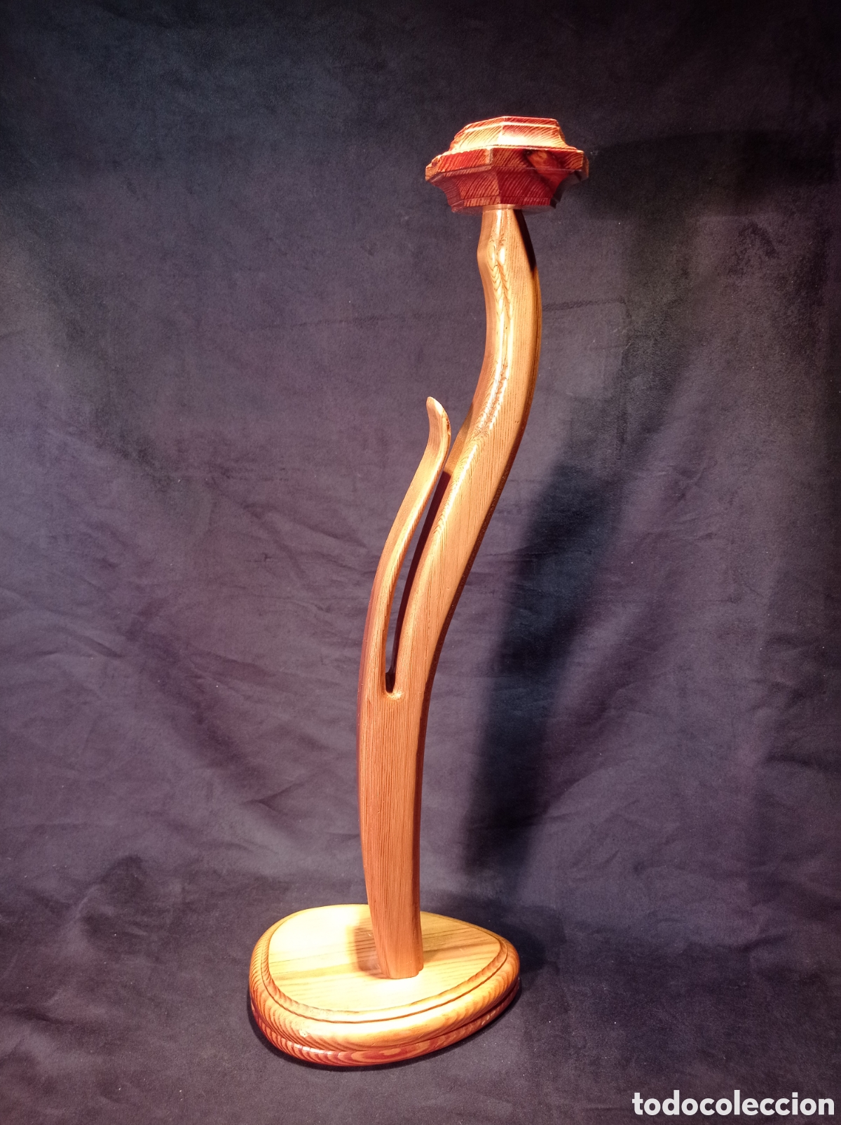 Vintage: ORIGINAL SOPORTE PARA SOMBRERO EN MADERA - Foto 6