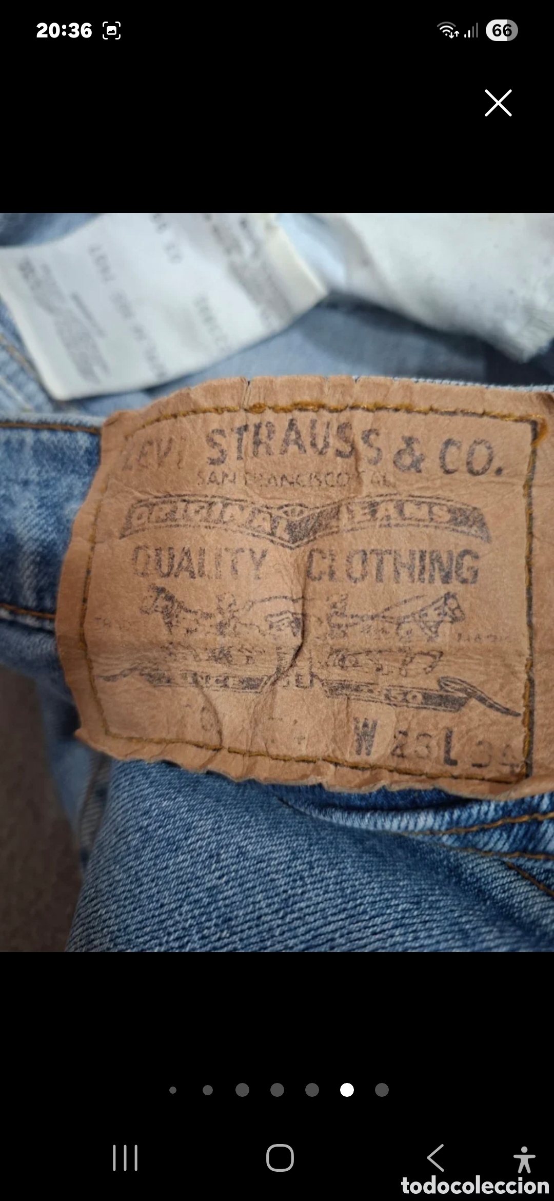 Vintage: Levis Jeans (etiqueta orange) - Foto 9