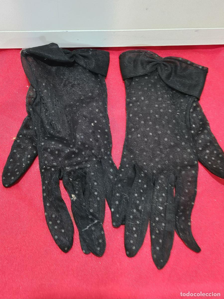 Vintage: guantes antiguos de encajes - Foto 1
