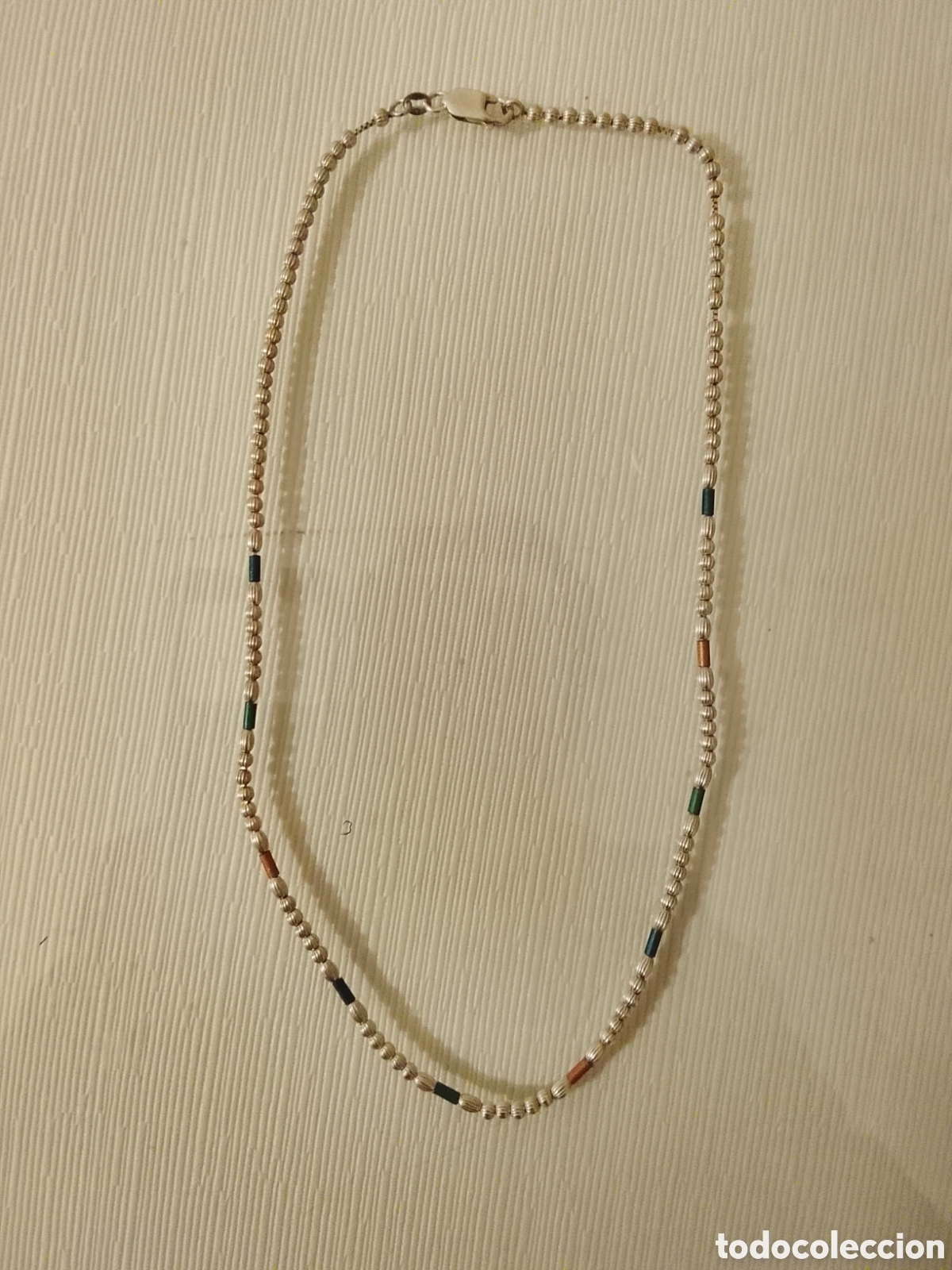 Vintage: Gargantilla de plata,a&ntilde;os 80.